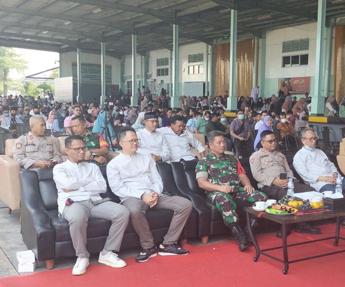 Danramil 05/Balaraja hadiri Halal BI halal PT.Mayora Jayanti