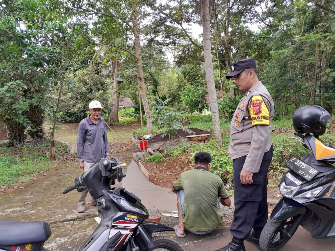 Polsek Sukadana Beri Himbauan ke Warga Sukadana Guna Waspada Terhadap TPPO