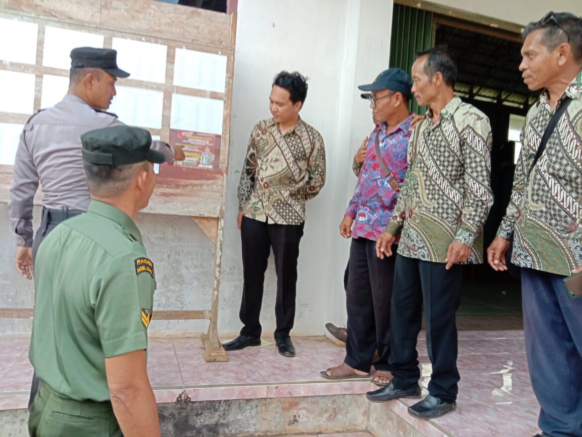 Polsek Cimaragas Beri Himbauan ke Perangkat Desa Hegarmanah Antisipasi TPPO