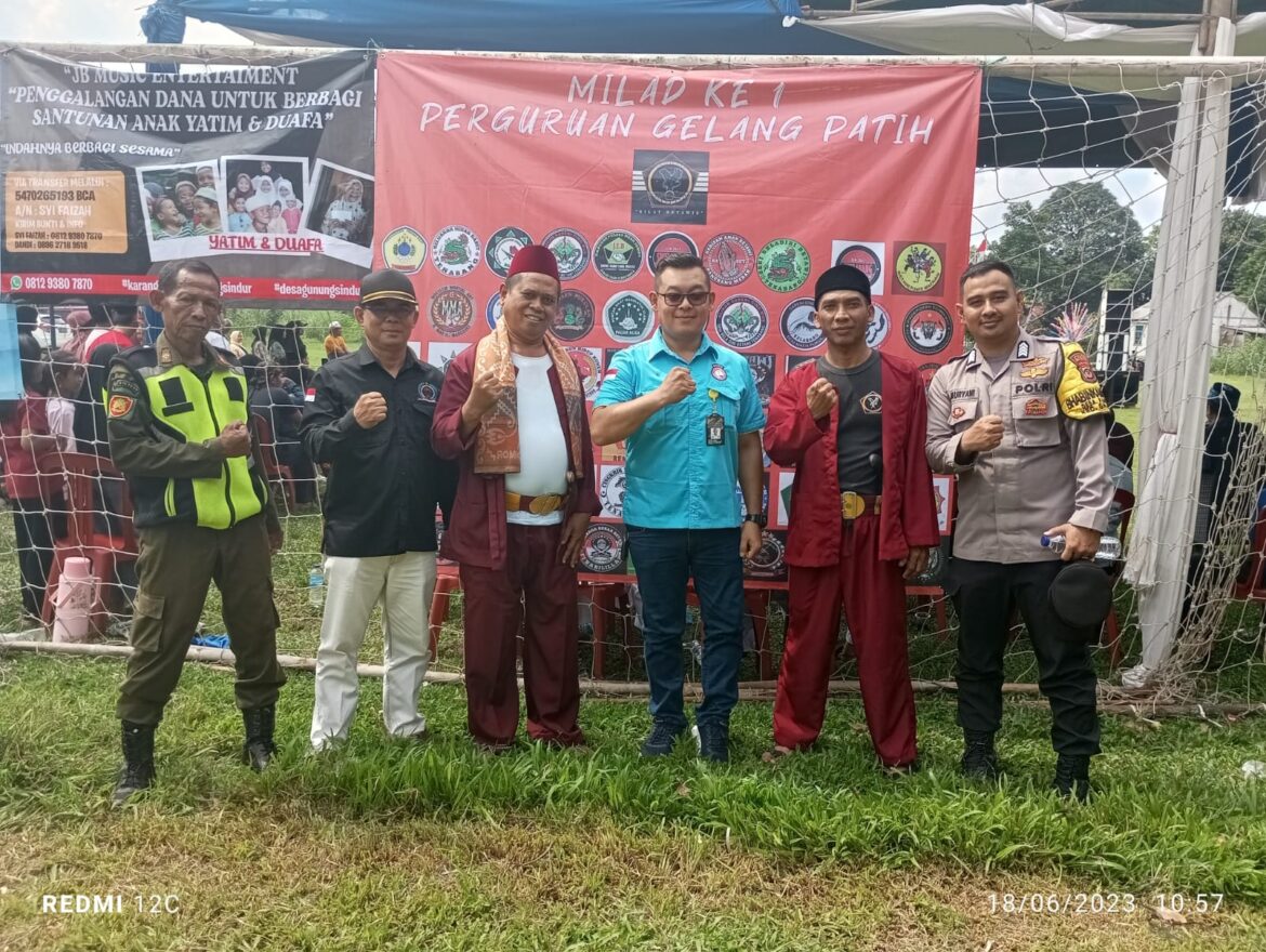 IPWL GMDM DPKC Gunung Sindur Hadiri Acara Milad Ke 1 Perguruan Pencak Silat Gelang Putih Sekaligus Memberikan Edukasi Tantang Bahayanya Narkoba