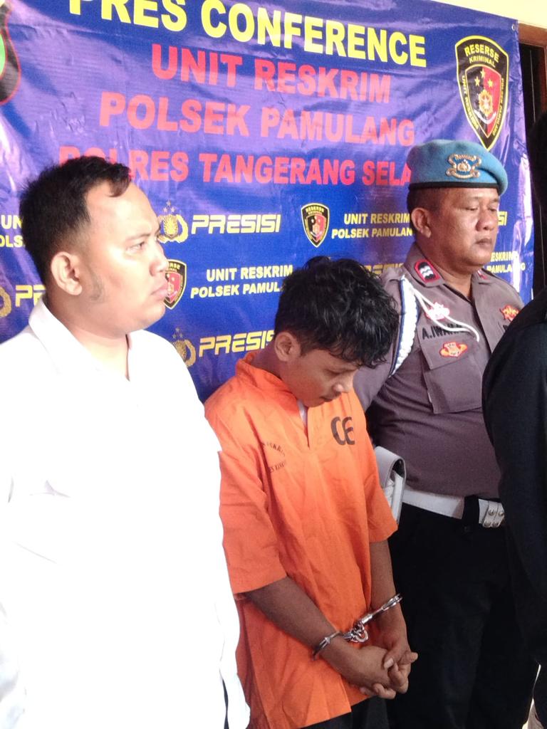 Polsek Pamulang Berhasil Membekuk  Seorang Residivis Aksi Kejahatan