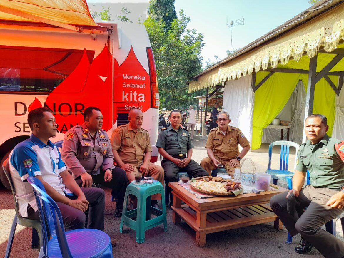 Sambut Hari Bhayangkara ke-77, Polsek Cisaga Gelar Donor Darah