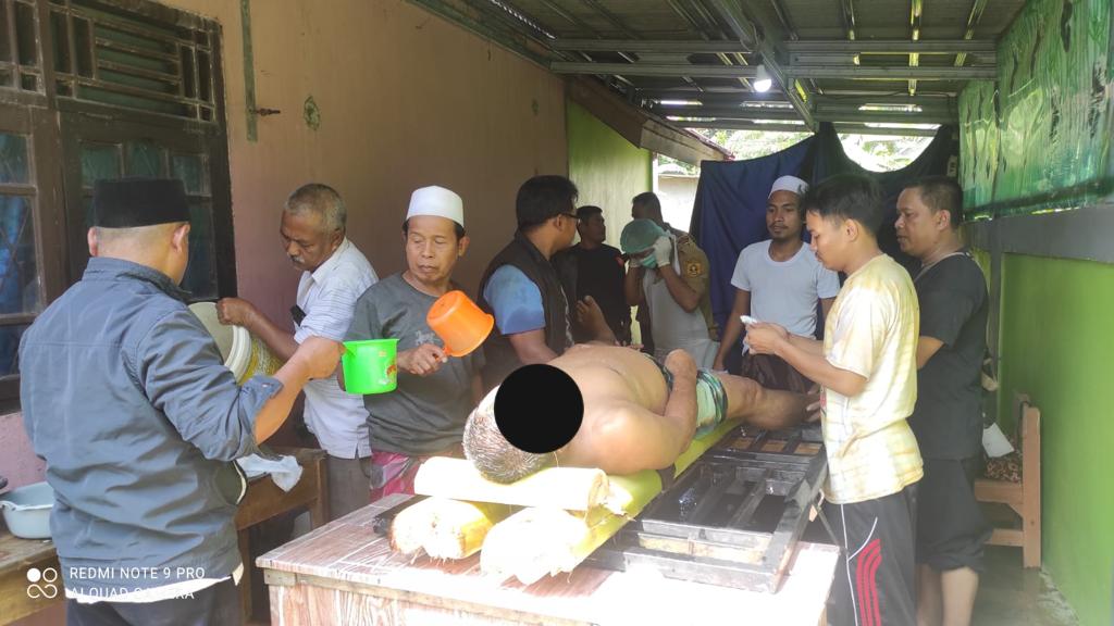 Polsek Tenjo Gelar Olah TKP Kasus Gantung Diri