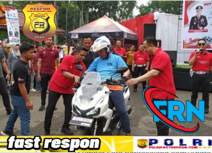 Satlantas Polrestabes Palembang, ada kan kegiatan safety riding dalam HUT Bhayangkara ke-77 ini diperuntukkan bagi masyarakat Kota Palembang.