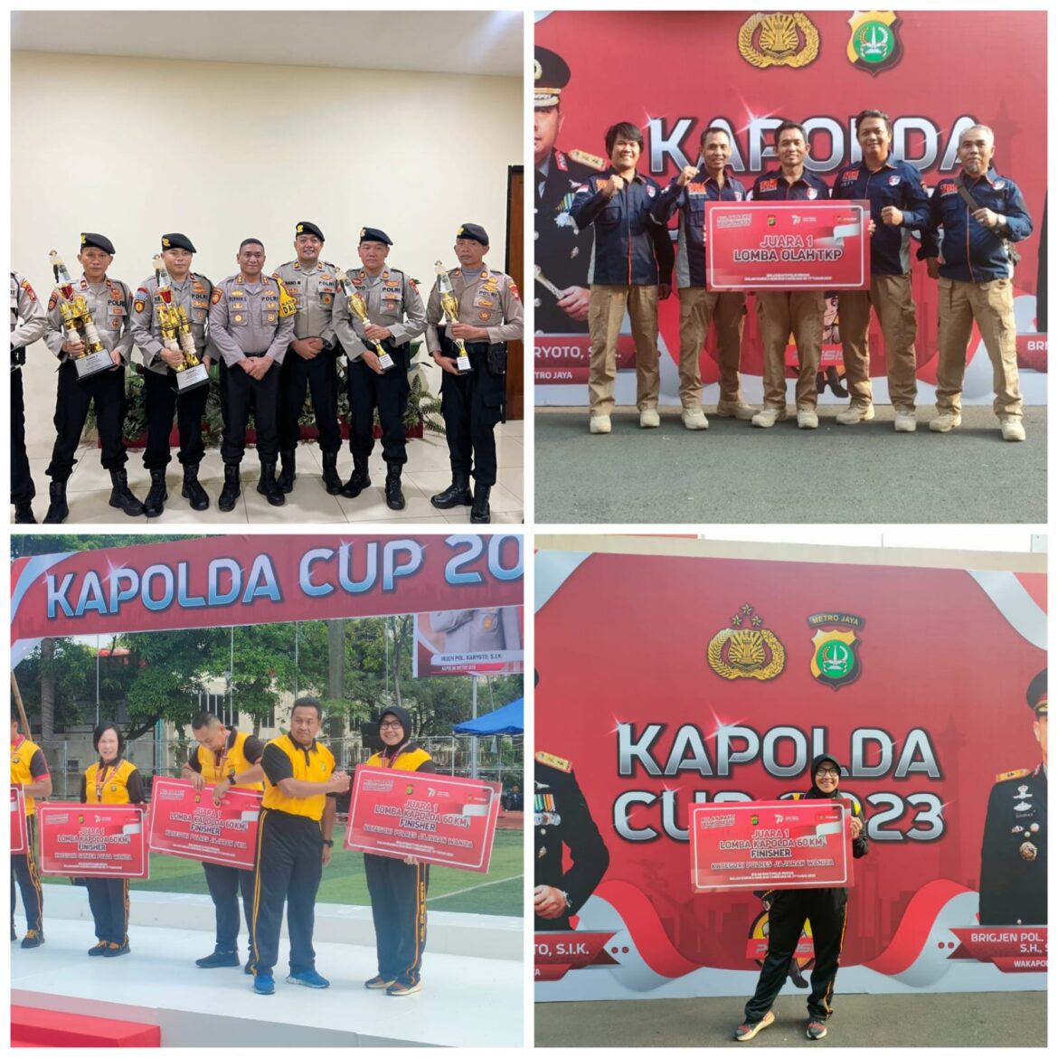 Hari Bhayangkara Ke 77, Polres Metro Jakarta Barat Sabet Juara Beberapa Lomba Tingkat Polda Metro Jaya