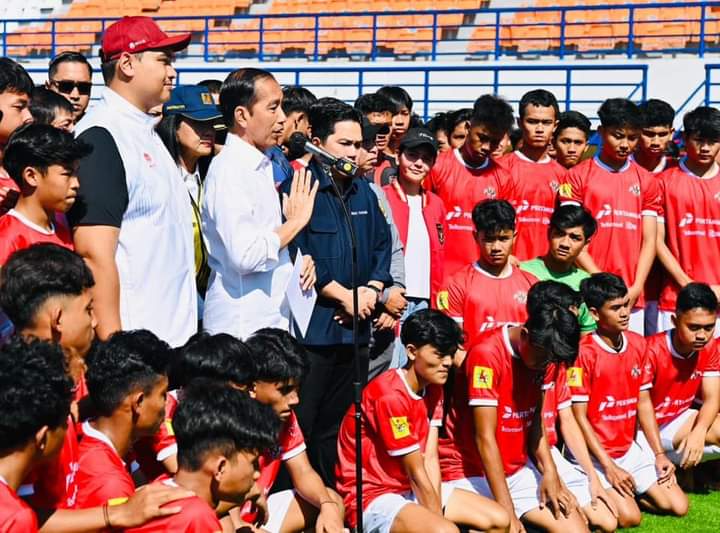 Presiden Jokowi Apresiasi Seleksi Pemain Timnas U-17