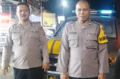 Cegah Tindak Kejahatan C3, Polsek Lakbok Polres Ciamis Gelar Patroli Biru KRYD