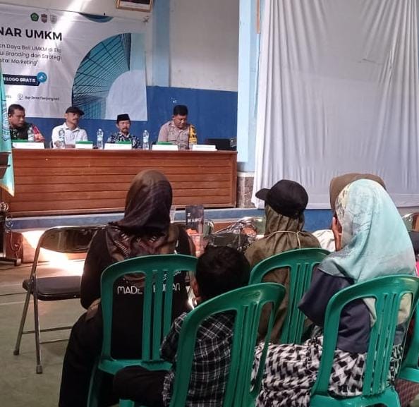 Polsek Ciamis Ikuti Giat Seminar UMKM di Desa Tanjungsari