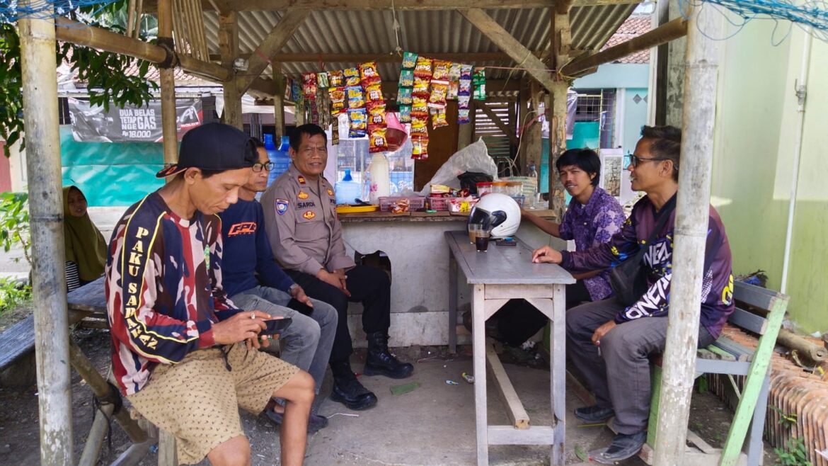 Porsonel Polres Ciamis Sambangi Komunitas Tokoh Pemuda Berikan Himbauan Kamtibmas