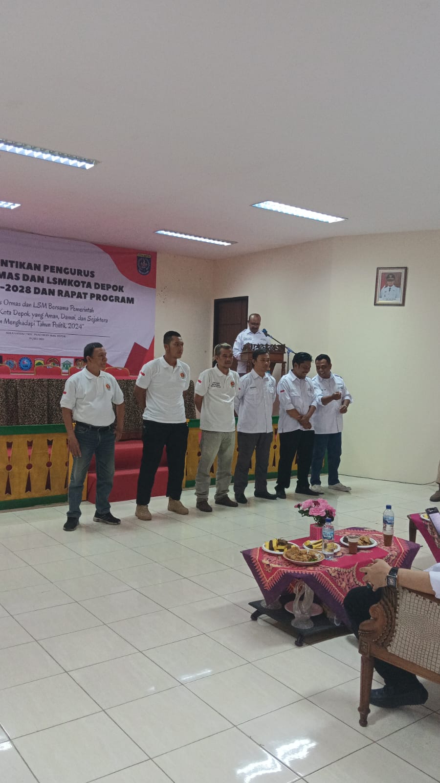 Ketua Umum Bamus Ormas Dan Lsm Kukuhkan Pelantikan Pengurus Terpilih Kota Depok Periode 2023 – 2028 Dalam Menghadapi Tahun Politik 2024