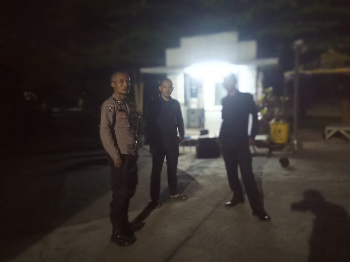 Giat Pengecekan Pos Siskamling Bhabinkamtibma Wujud Kemitraan Kepada Warga Masyarakat