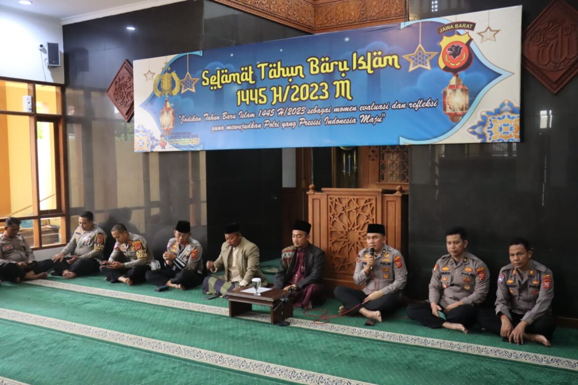 Perkuat Mental dan Rohani, Polres Ciamis Gelar Tausiyah Peringatan Tahun Baru Islam 1445 H