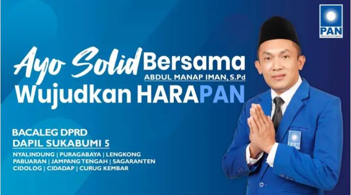 Bekerja dangan Ikhlas dan Memajuka Daerah Bersama Abdul Manaf Imam S.pd dari PAN