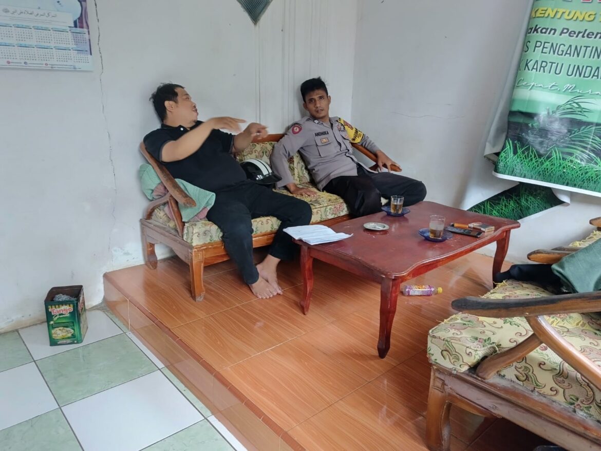 Sambang Warga Binaan Bhabinkamtibmas Wilayah Hukum Polsek Kemang Sampaikan Pesan Kamtibmas