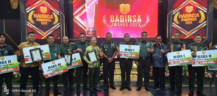 Apresiasi Peran Babinsa, Bhabinkamtibmas dan Mitra Jaya Kodam Jaya Gelar Babinsa Awards 2023