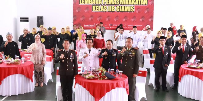 Kapolres Ciamis Hadiri Pemberian Remisi Kemerdekaan HUT RI Ke-78 di Lapas Kelas IIB Ciamis