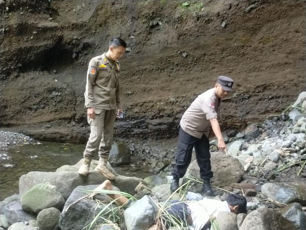Pihak Kepolisian Gelar Penyelidikan, Terkait di Temukannya Mayat di Aliran Sungai Ciapus Bogor