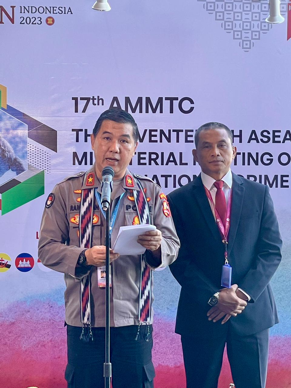 Bersama Melawan Kejahatan Transnasional,  AMMTC ke-17 Dibuka dengan Semangat Kolaborasi