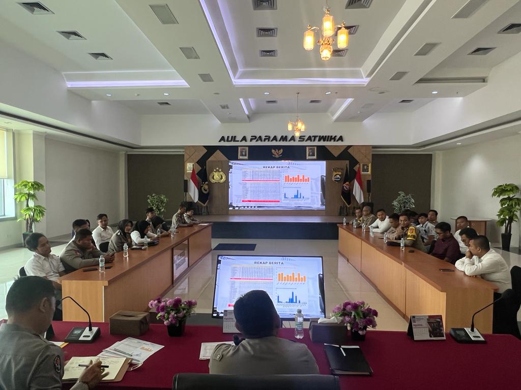 Tingkatkan Ilmu Komunikasi, Wakapolresta Pimpin Anev jajaran Humas Polresta Tangerang