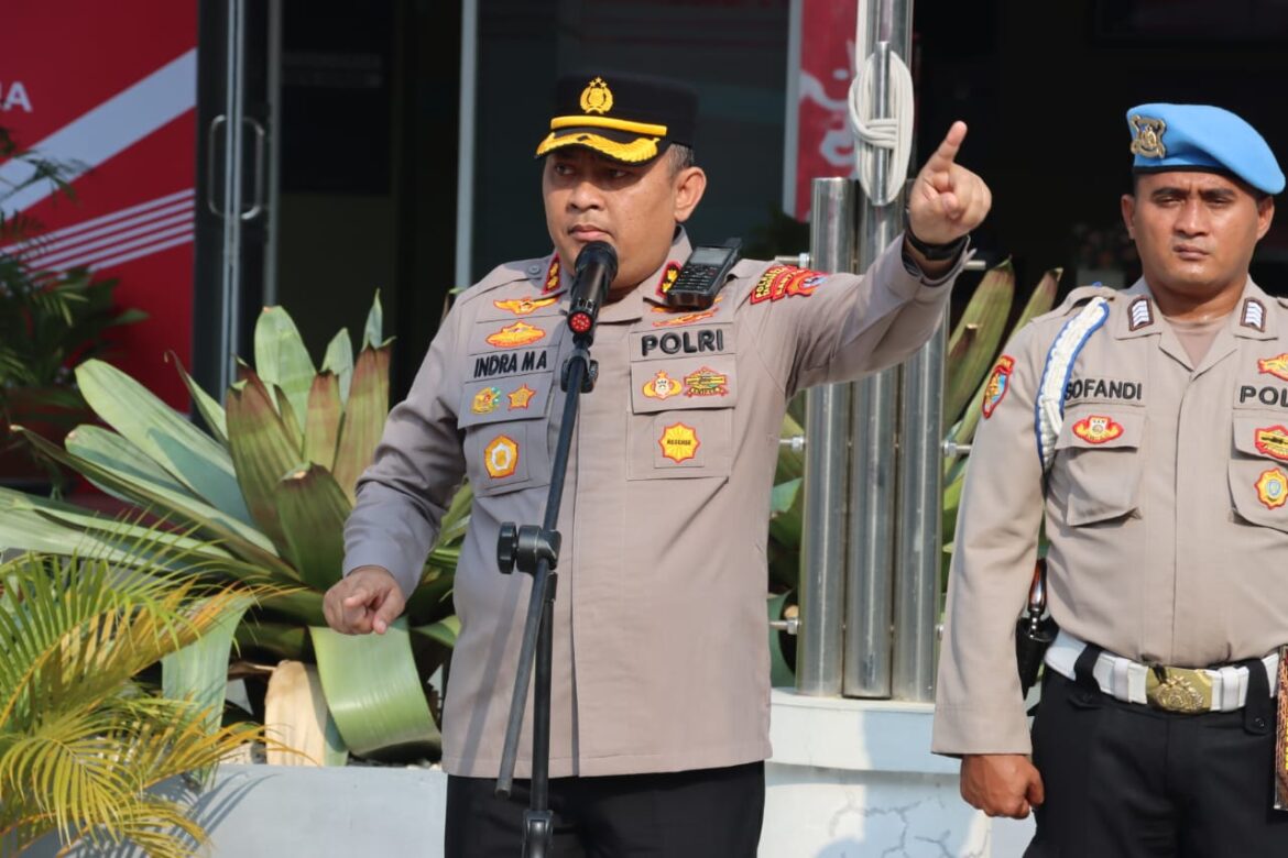 Pimpin Apel Pagi, Wakapolres “Tingkatkan Kinerja Untuk Keamanan Masyarakat”
