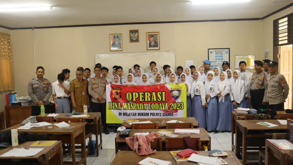 Polres Ciamis Binluh ke Pelajar Antisipasi Paham Radikal dan Terorisme