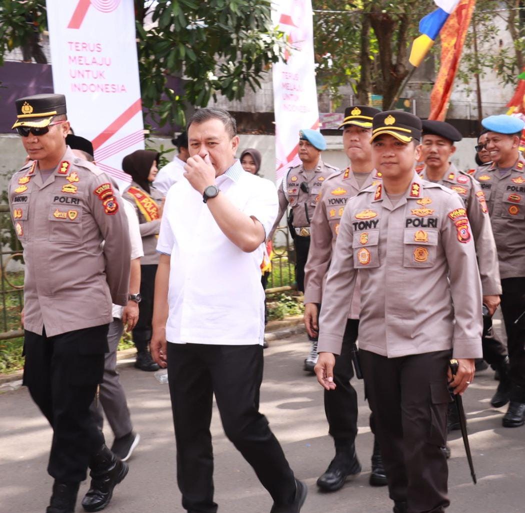 Kapolres Ciamis Hadiri Pembukaan Pameran UMKM dan Pensi Kirab Kebangsaan Merah Putih