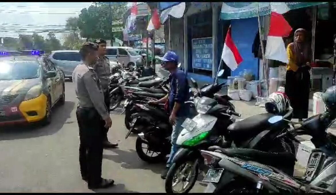 Cegah Kericuhan, Sat Samapta Polres Ciamis Giat Himbauan Kamtibmas di Daerah Rawan Kejahatan