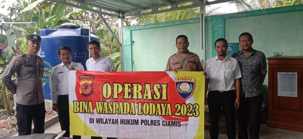 Tangkal Radikalisme, Polsek Banjarsari Beri Binluh ke Pelajar di SMAN 2 Banjarsari