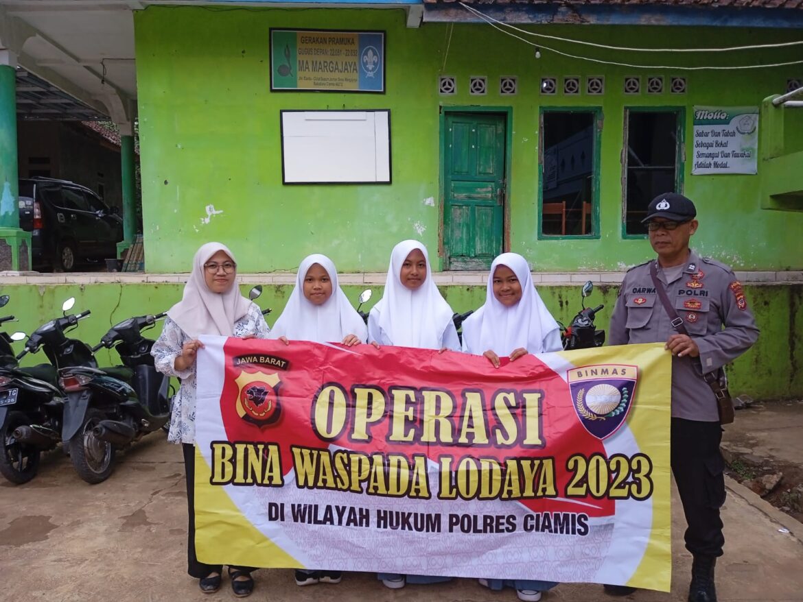 Polsek Sukadan Beri Himbauan Kamtibmas Dalam Rangka Ops Bina Waspada Lodaya 2023