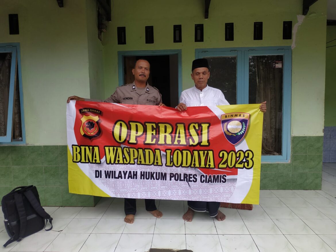 Tangkal Radikalisme dan Anti Pancasila, Polsek Cimaragas Beri Binluh ke Masyarakat