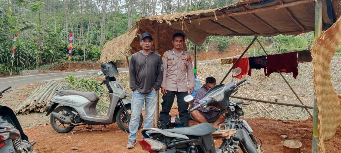 Jaga Kondusifitas Wilayah, Polsek Rajadesa Intensifkan Sambang Kambtibmas ke Warga
