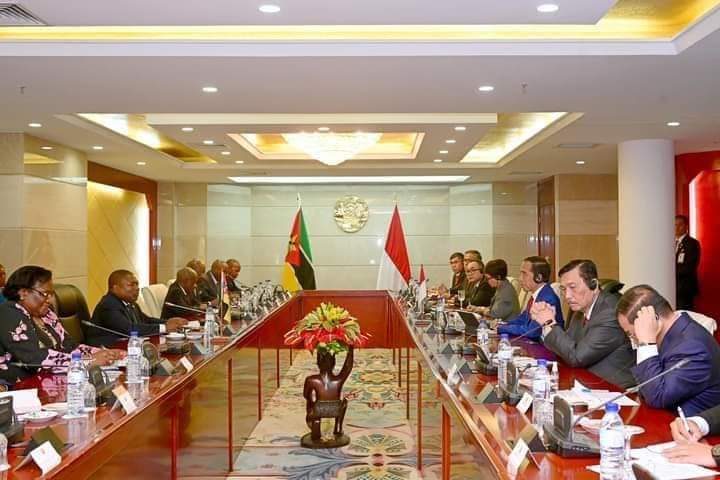 Presiden Jokowi Sampaikan Komitmen Indonesia Perkuat Kemitraan Dengan Mozambik