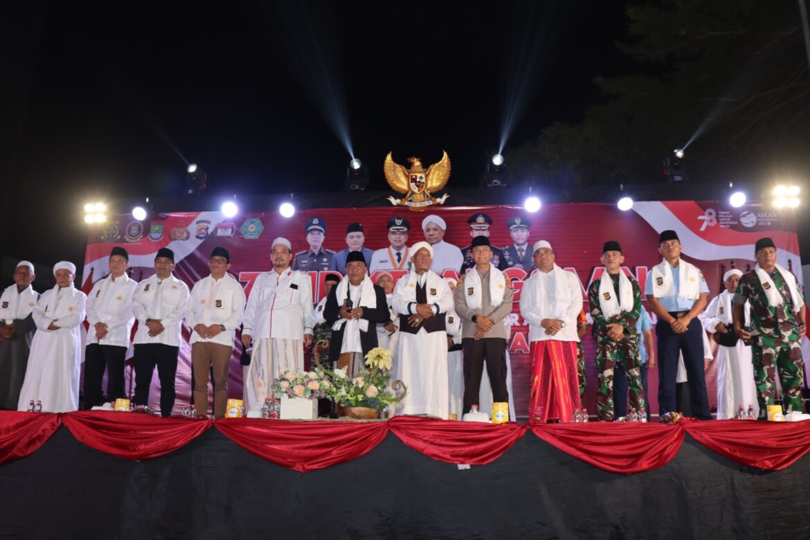Ribuan Masyarakat Padati Polresta Tangerang, Ikuti Zikir Kebangsaan