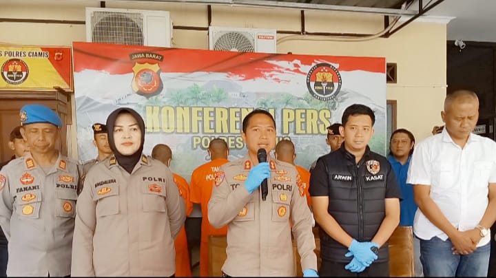 Satreskrim Polres Ciamis Kembali Gerebeg Arena Judi Sabung Ayam di Wilayah Sanding Taman Panjalu
