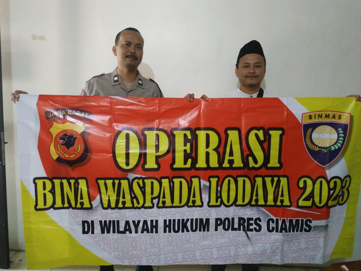 Cegah Paham Radikalisme, Polsek Cimaragas Giat Sambang dan Ops Bina Waspada Lodaya 2023 di Desa Janggala