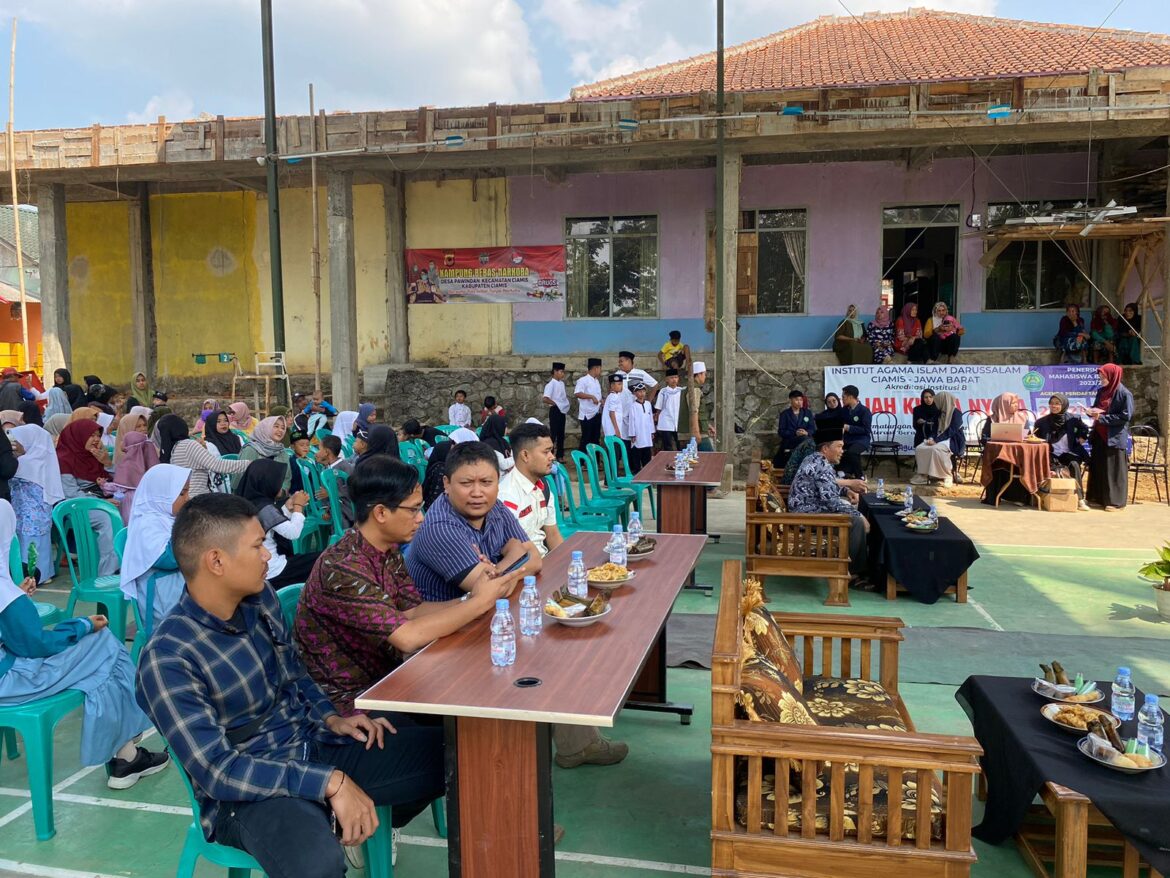 Sat Res Narkoba Hadiri Penutupan KKN IAID di Kampung Bebas Narkoba Pawindan