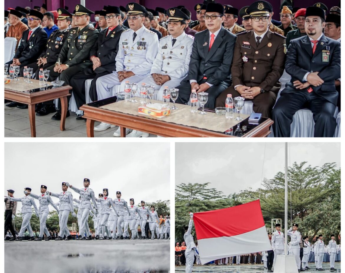 Bupati Ciamis Herdiat Sunarya:Dulu Pahlawan Berdarah- darah, Kini Peserta Upacara HUT RI Rela Berbasah-basah