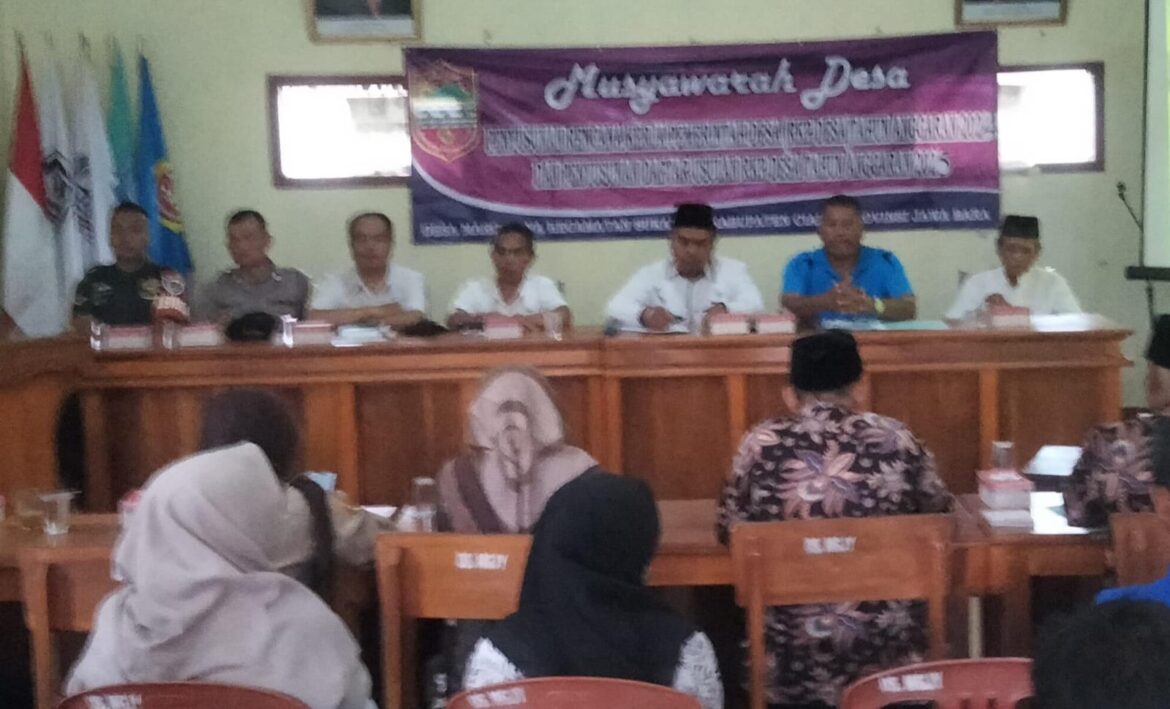 Berikan Rasa Aman, Polsek Sukadana Monitoring RKPDes Margajaya Tahun 2024