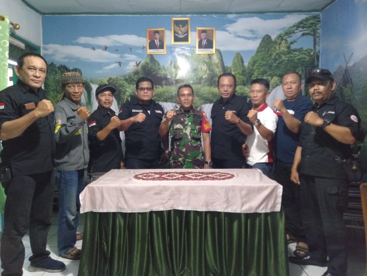 Pererat Sinergitas FWJI Korwil Jakbar dan Pos Unit FWJI Parungpanjang Audensi dengan Danramil 0621-23/PP Kapten INF Mulyadi