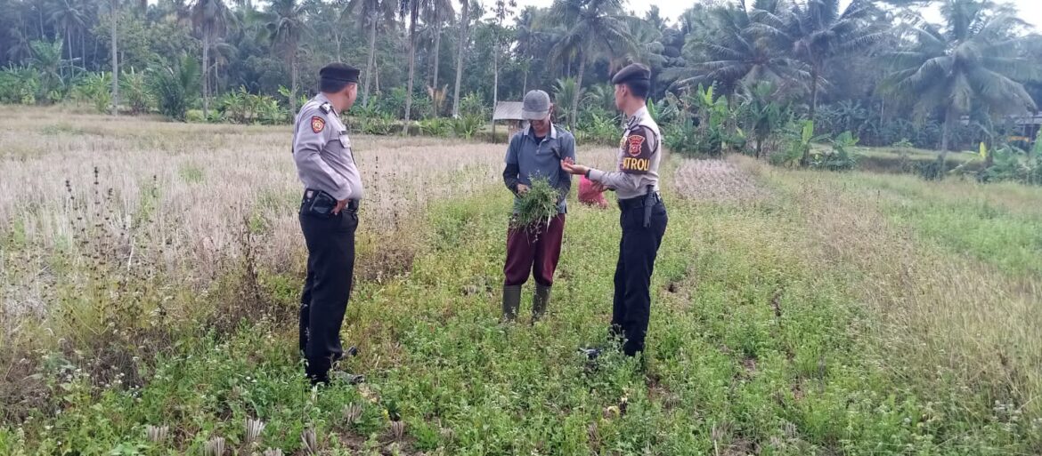Antisipasi Dampak El Nino Sat Samapta Polres Ciamis Patroli Dialogis di Wilayah Cigembor