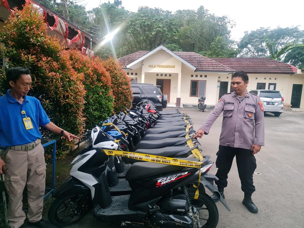 Polsek Dramaga Polres Bogor Ungkap tempat penyimpanan dan penampungan kendaraan bermotor diduga hasil kejahatan