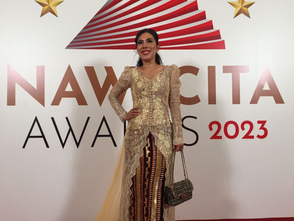 Desainer Asal Lampung Nasya Collyer Hadiri Nawacita Awards 2023