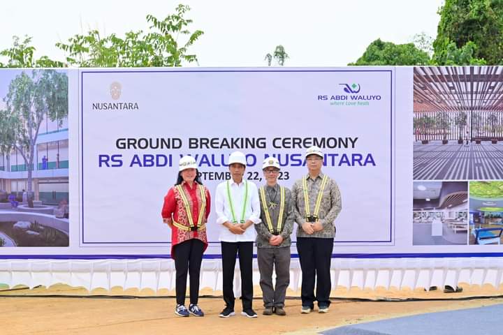 Presiden Jokowi Groundbreaking Pembangunan Rumah Sakit Pertama di IKN