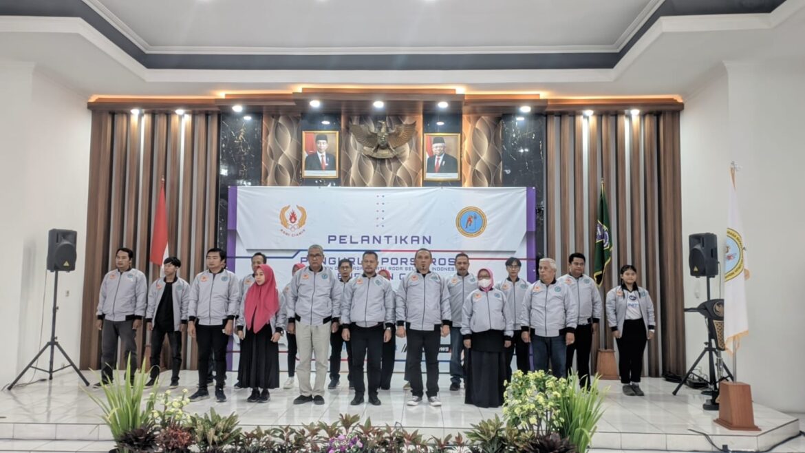 Bupati Ciamis Lantik Pengurus Cabor Perserosi Ciamis Priode 2023-2027, Begini Pesan Bupati Herdiat