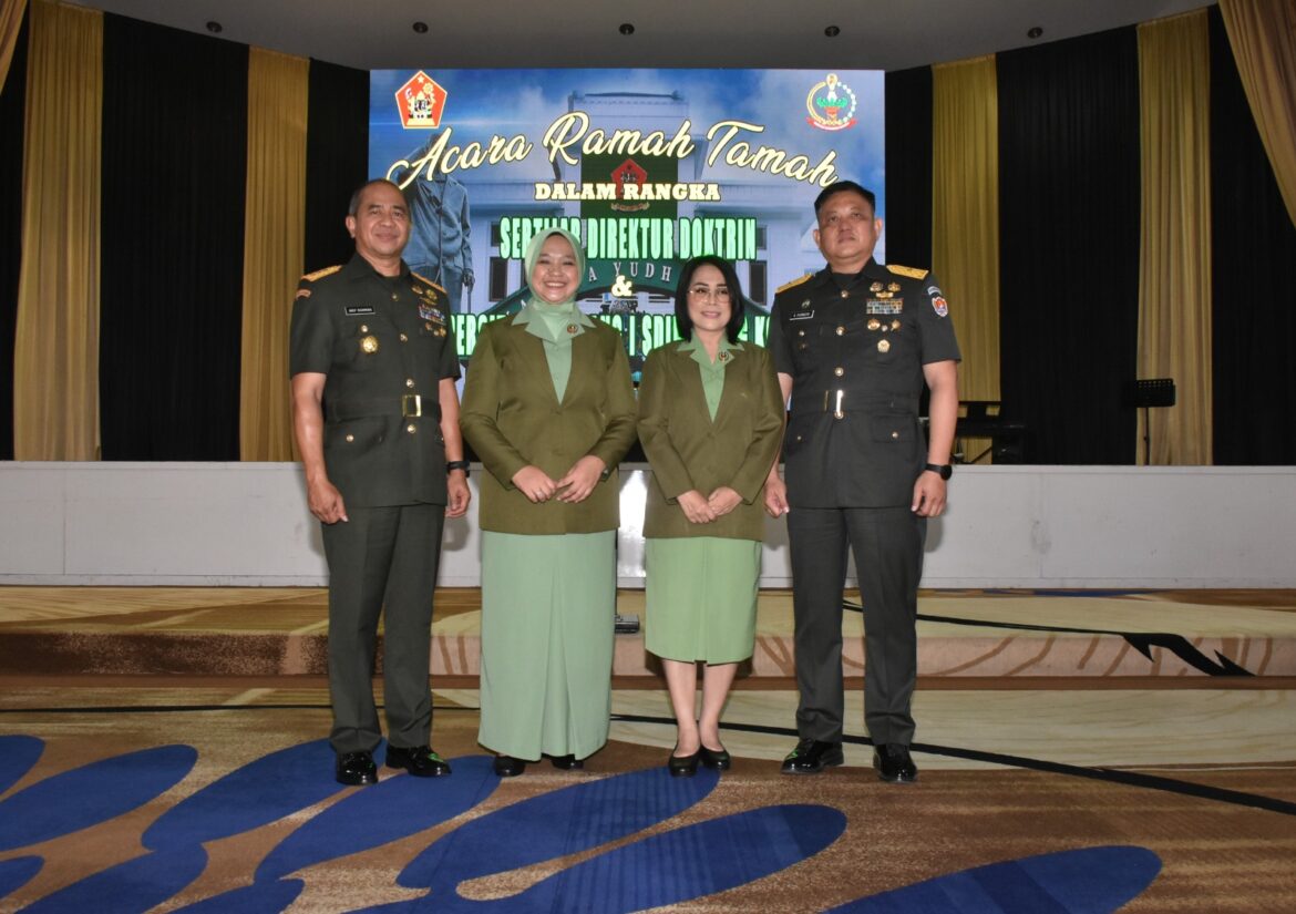 Serah Terima Jabatan Dirdok Kodiklatad dan Ketua Persit KCK Cabang 1 Sdirdok PG Kodiklatad