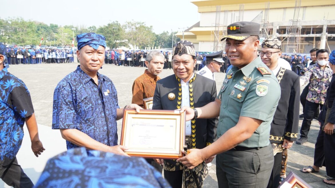 Dandim 0510/Tigaraksa Hadiri Upacara HUT Ke 23 Provinsi Banten