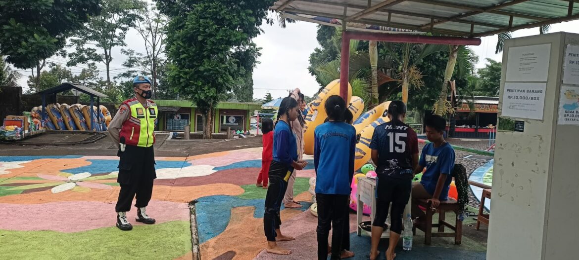 Polsek Cipaku Polres Ciamis Pengamanan di Kawasan Obwis Cipangalun