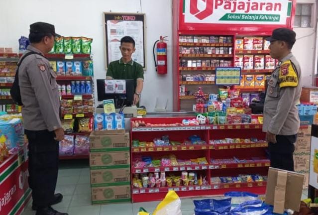 Berikan Rasa Aman dan Nyaman, Polsek Lakbok Polres Ciamis Berikan Himbauan Kamtibmas
