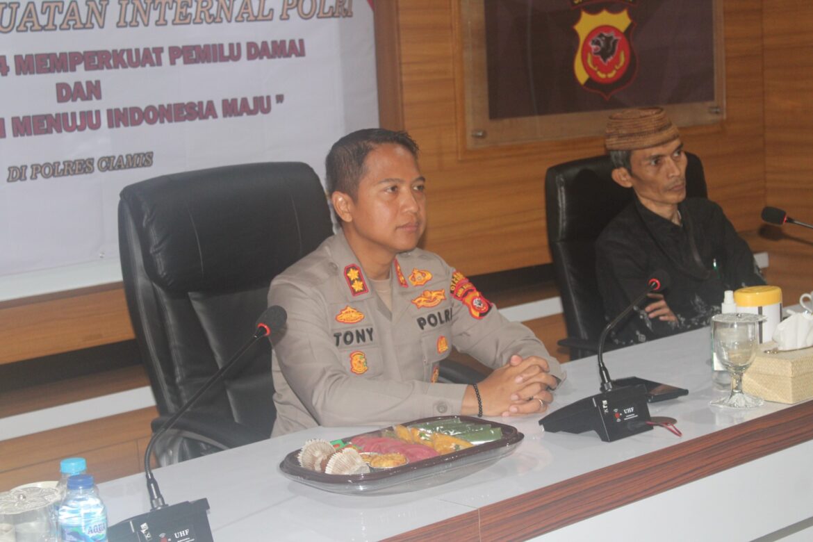 Kapolres Ciamis Ikuti Dialog Penguatan Internal Polri Bersama Divisi Humas Polri
