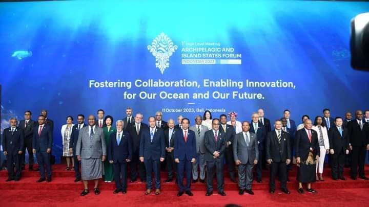 Presiden Jokowi Sambut Kedatangan Para Pemimpin KTT AIS Forum